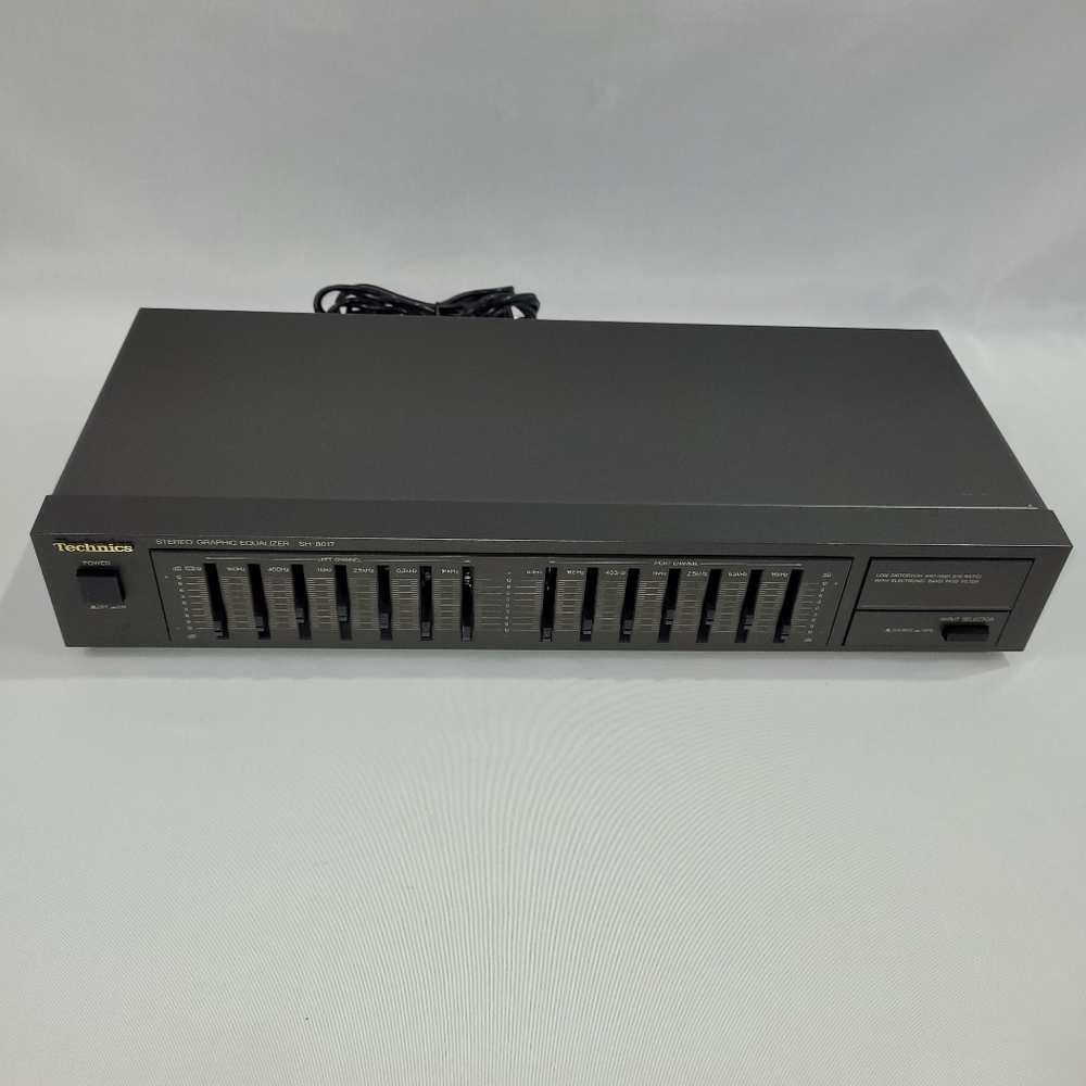Technics SH-8017 Vintage Stereo Graphic Equalizer Made in Japan For Tape Deck